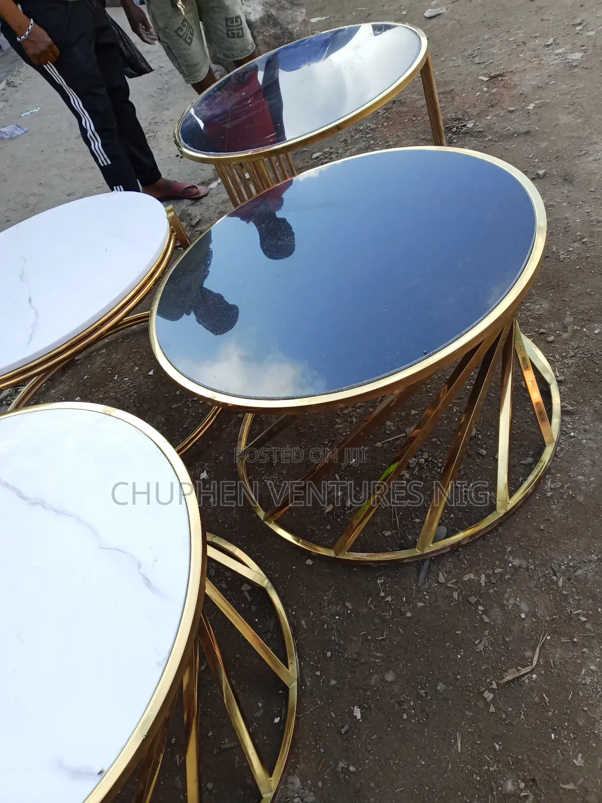 Center Table With Granite Top