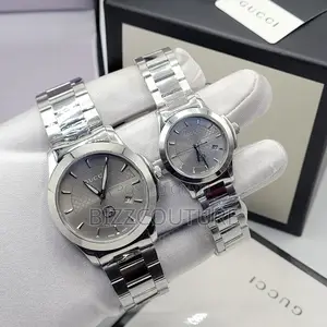 Original Gucci Silver and Gold Color Selection Chain Watch