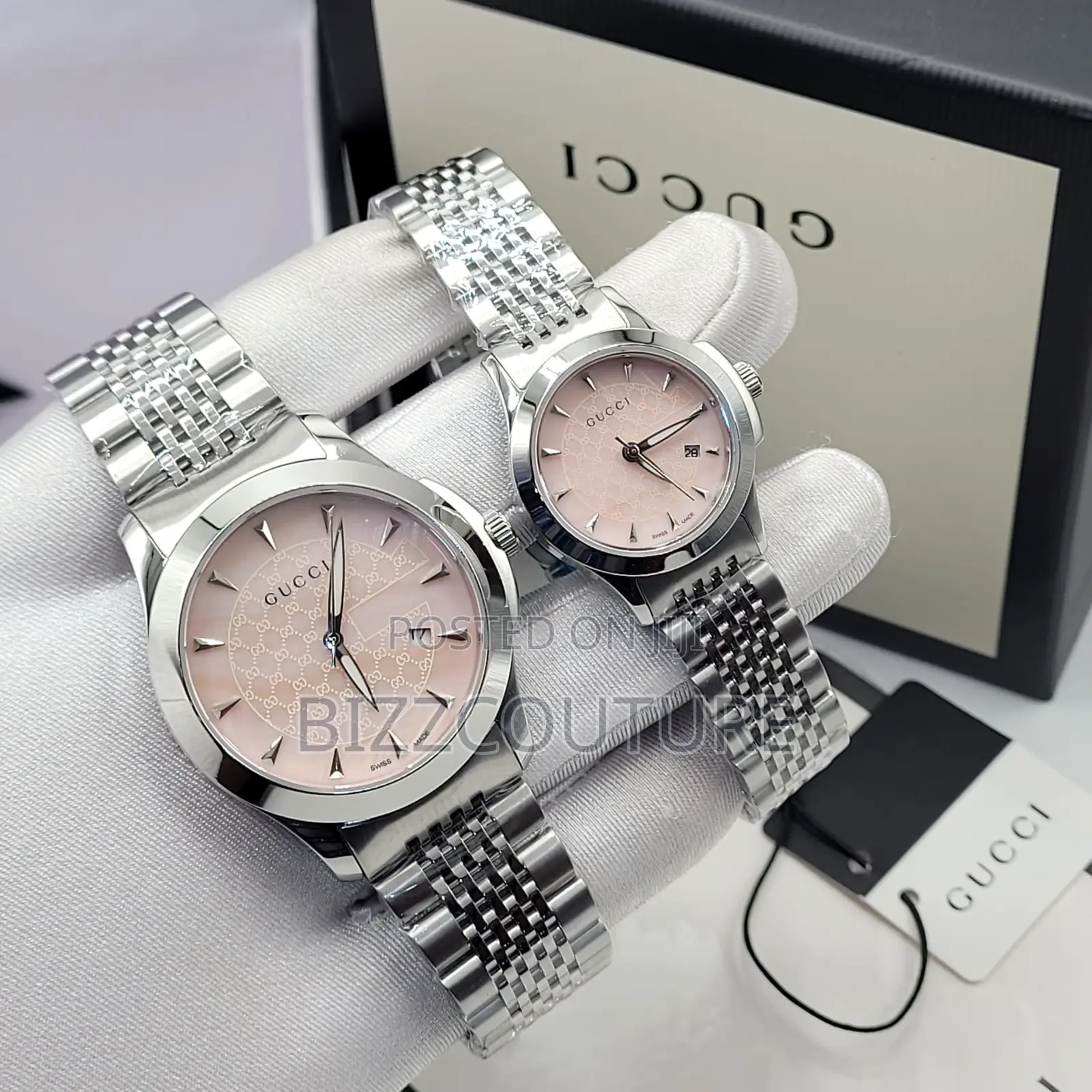 Original Gucci Color Dail Selection Silver Chain Watch