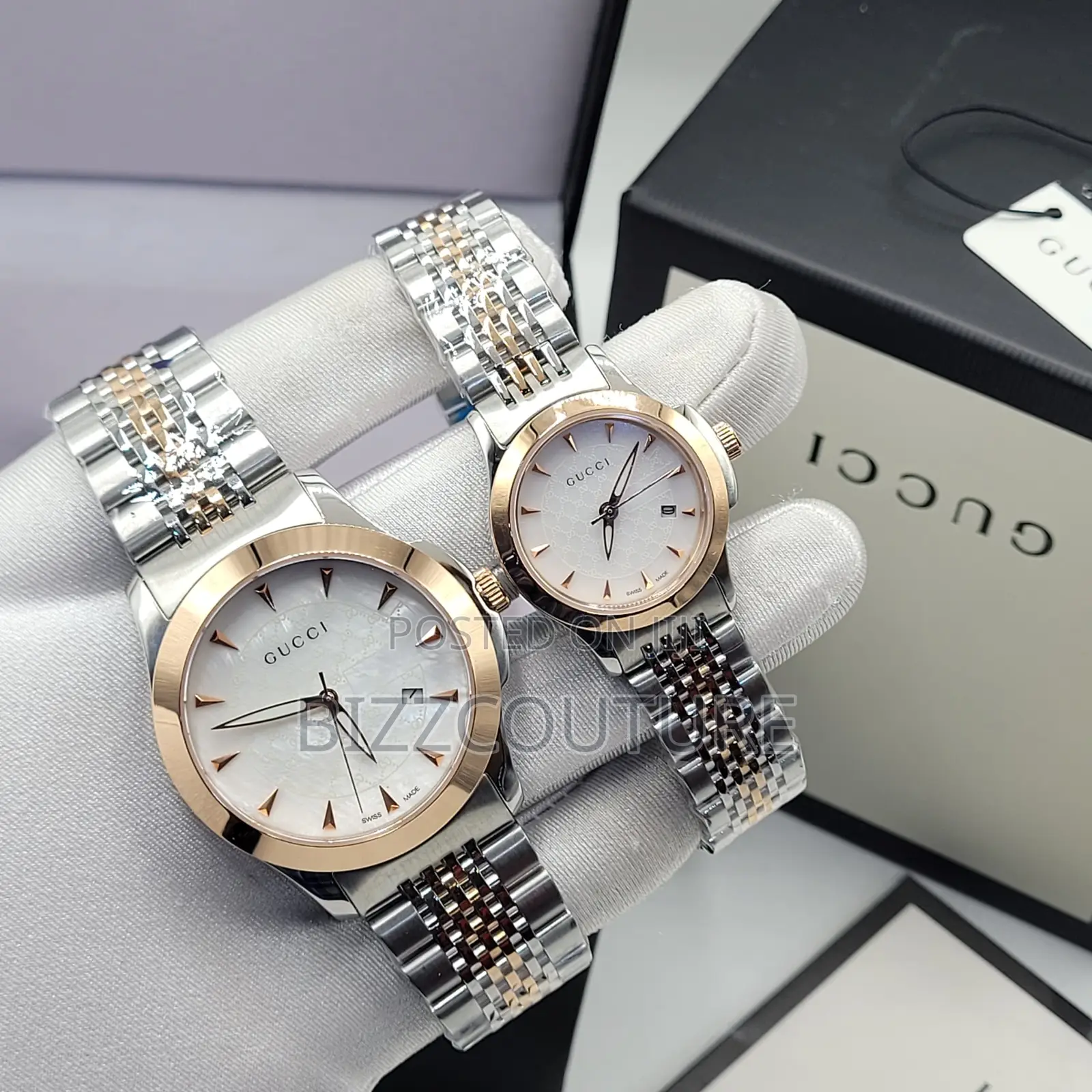 Original Gucci Color Dail Selection Silver Chain Watch