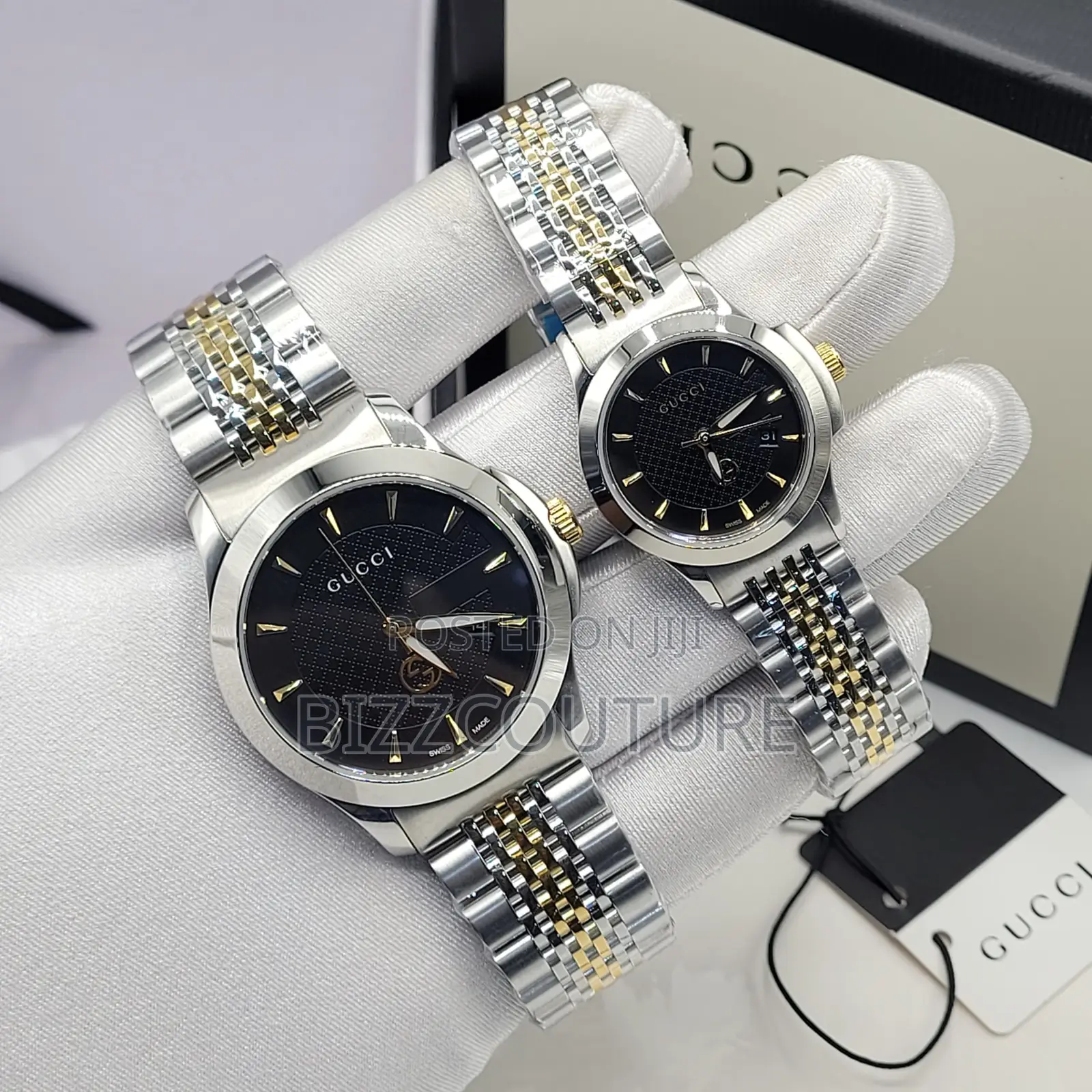 Original Gucci Color Dail Selection Silver Chain Watch