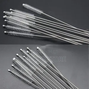 12pcs Straw Cleaning Brush Stainless Steel