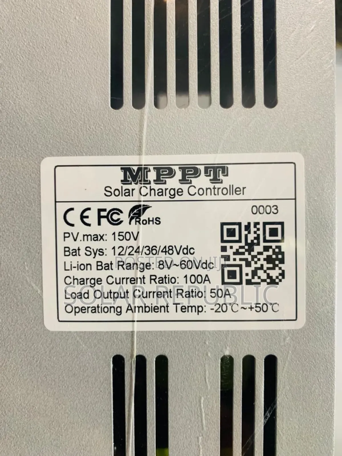 Touchscreen MPPT 100A 48V