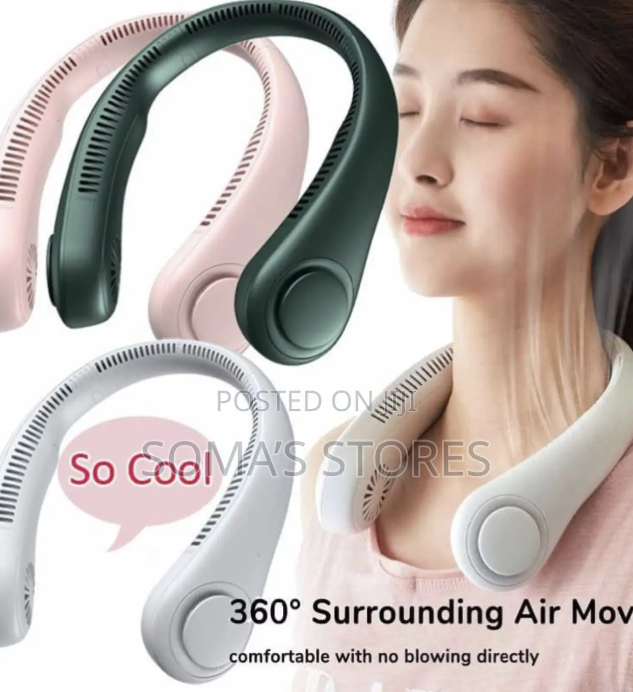 Rechargeable Neck Fan