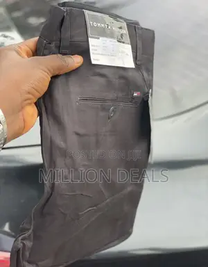 Casual Men’S Chinos Pant Trouser Black