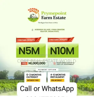 Very Fetile Farm Estate Land