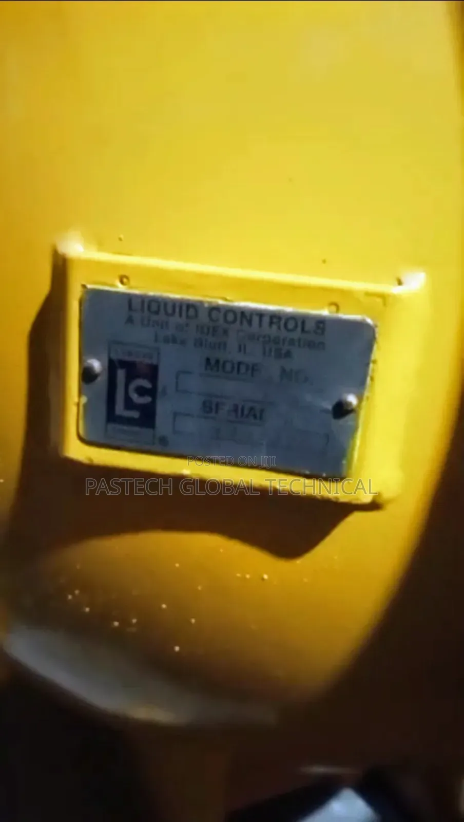 4" LIQUID CONTROLS METER (Positive Displacement Meter)