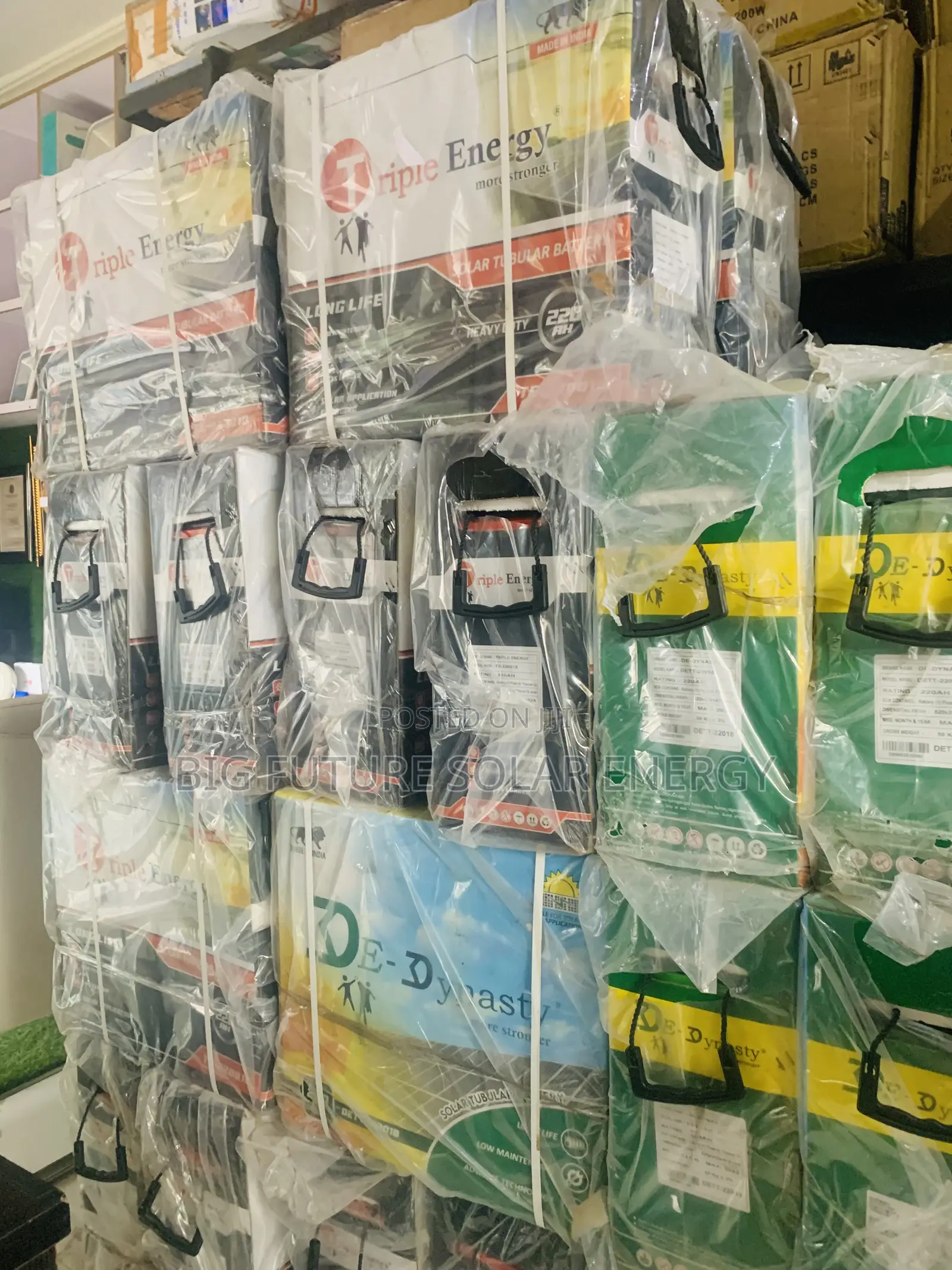 Triple Energy and Dynasty Tubular Battery 12V in PortHarcourt Solar