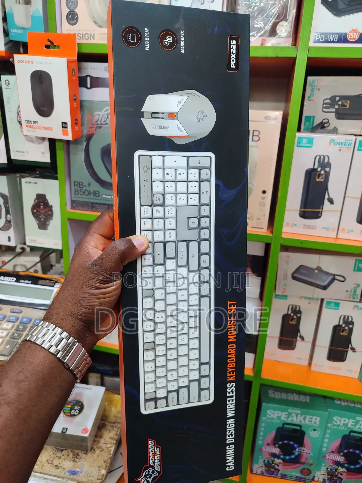 Porodo Gaming PDX225 Wireless Keyboard Mouse Set
