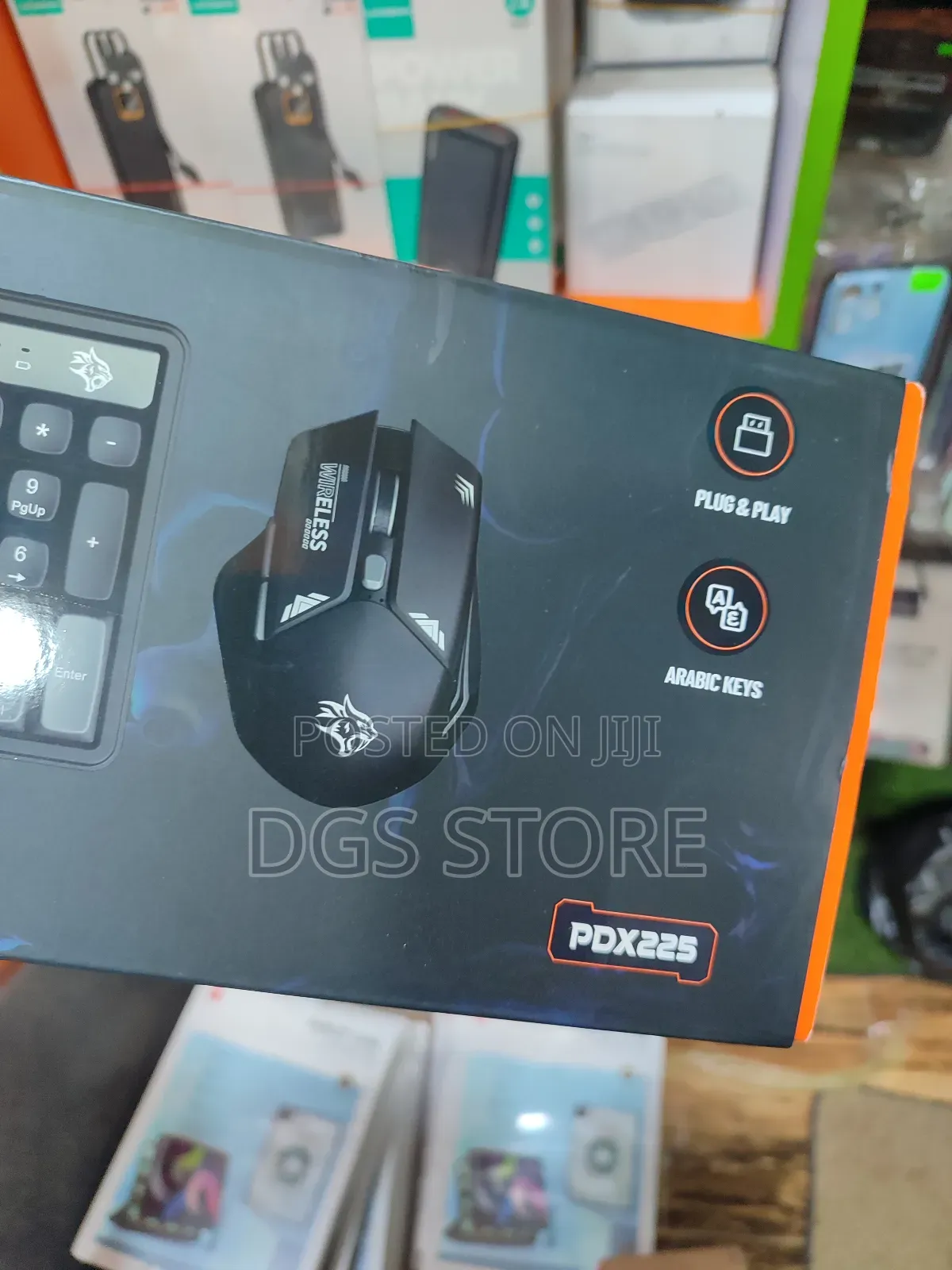Porodo Gaming PDX225 Wireless Keyboard Mouse Set