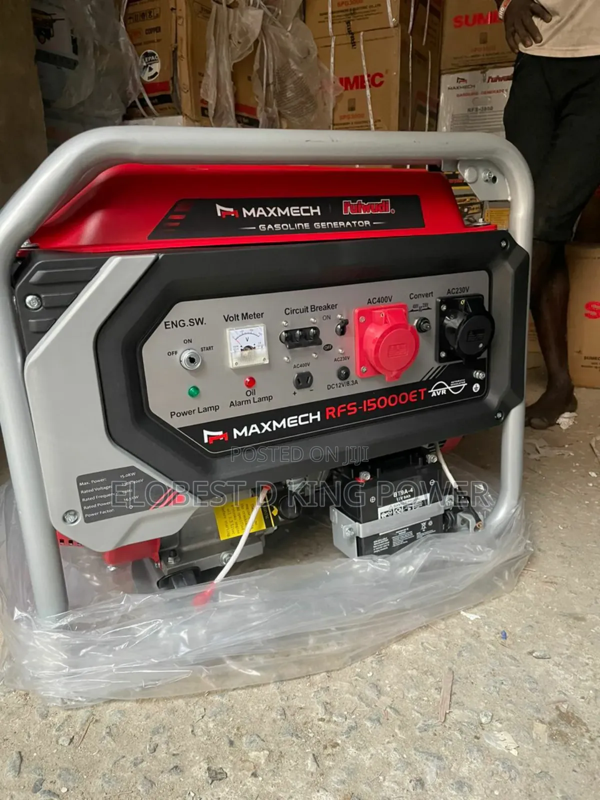Three Phase Maxmech Generator 15kva RFS15000ET