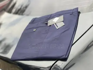 Photo - Classic Fits Simple Men’S Pant Trouser Blue