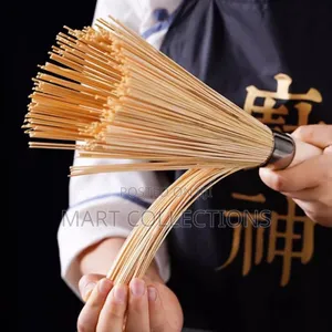 1pc Bamboo Kitchen Jute Leaf Mashing Cooking Broom(Ijabe)