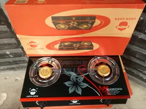 2 Face Burner Coto Coto Auto Ignition Glass Table Gas Cooker
