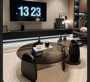 Quality Glass Table With Side