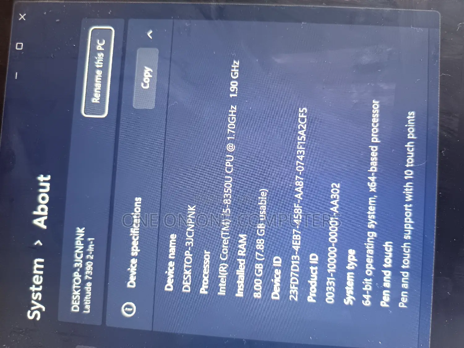 Laptop Dell Latitude 7390 8GB Intel Core I5 SSD 256GB
