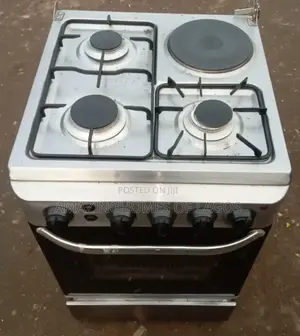 3 Burner Gas 1 Electric Standing Gas Cooker With Oven