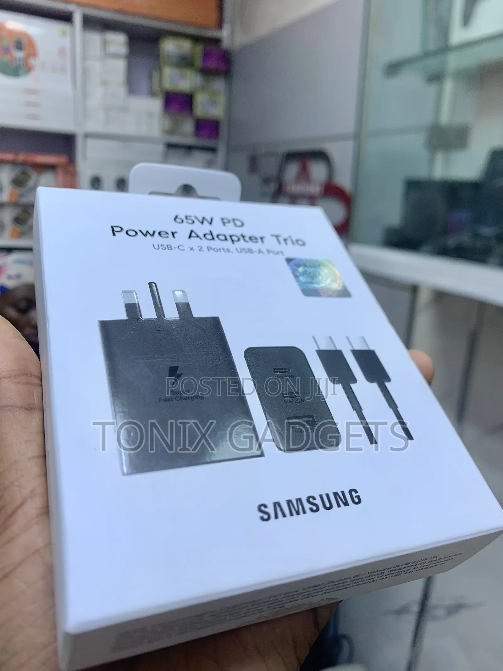 Samsung 3-Ports Superfast Complete Wall Charger - 65W