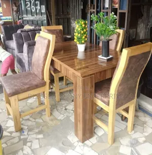Dining Table Set by 4 Chairs