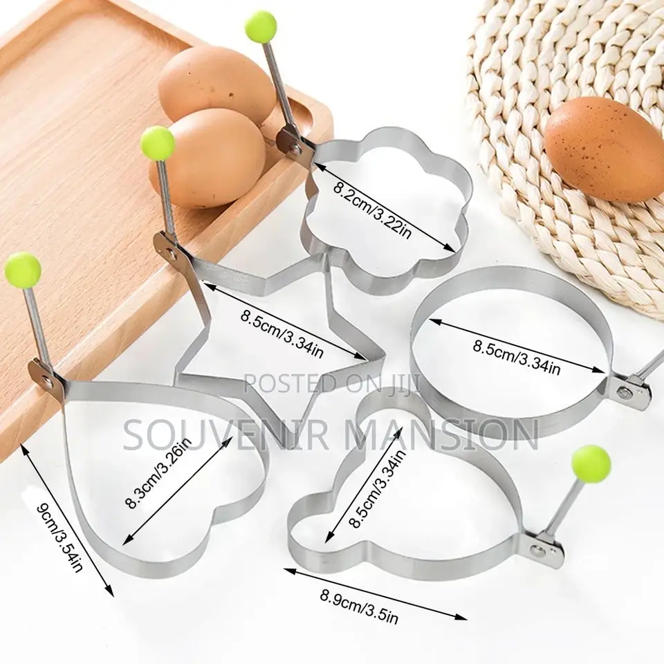 5pcs Egg Mold Stainless