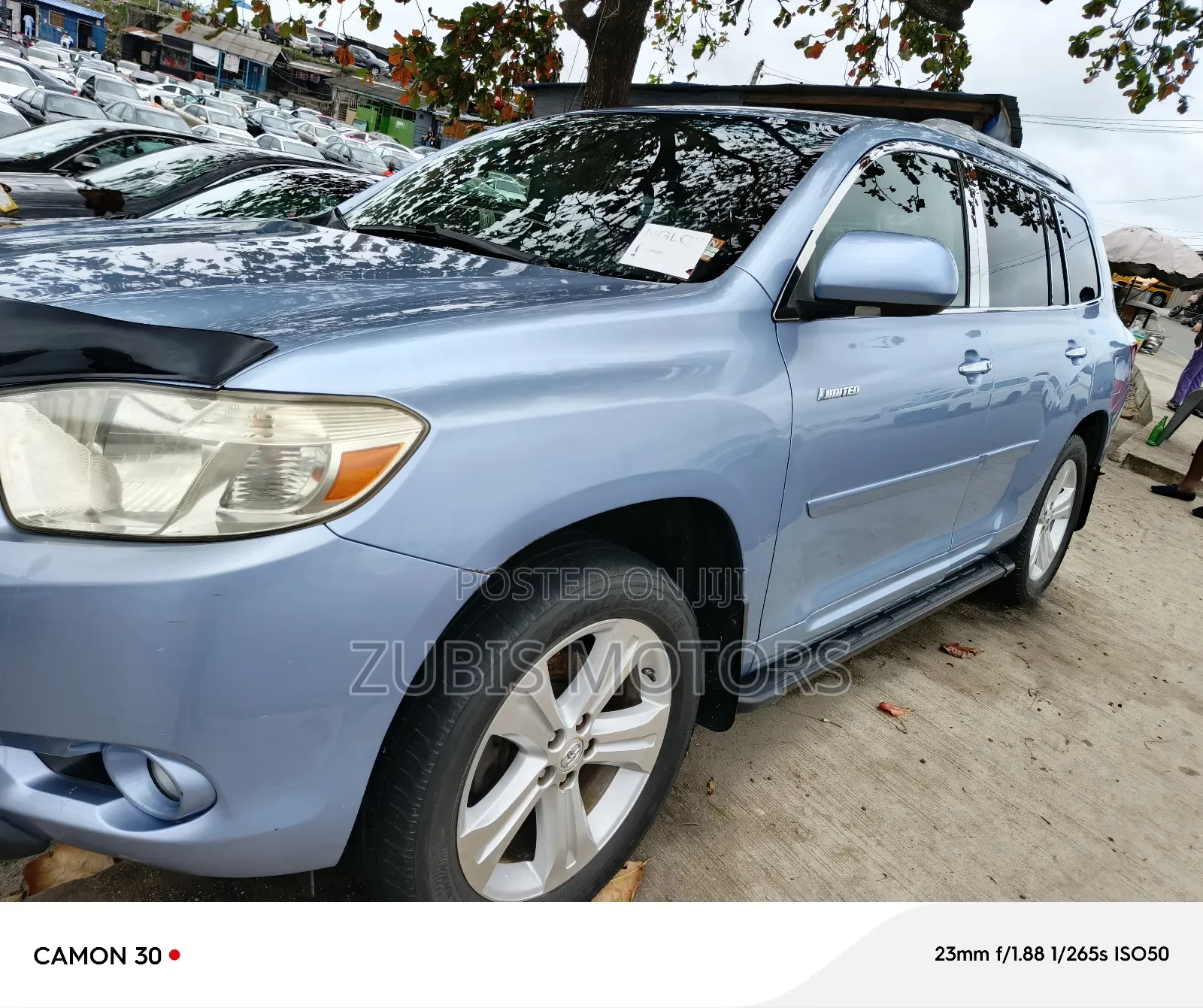 Toyota Highlander V6 2009 Blue