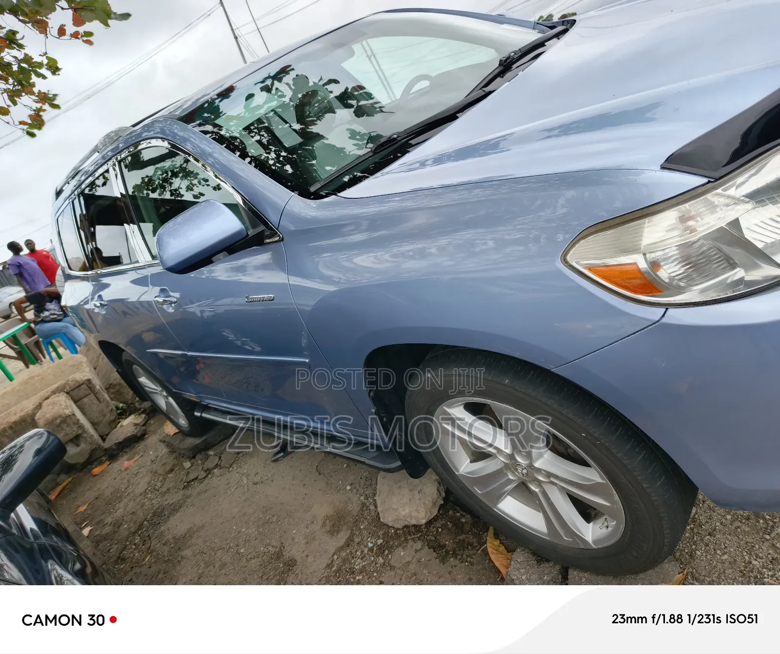 Toyota Highlander V6 2009 Blue