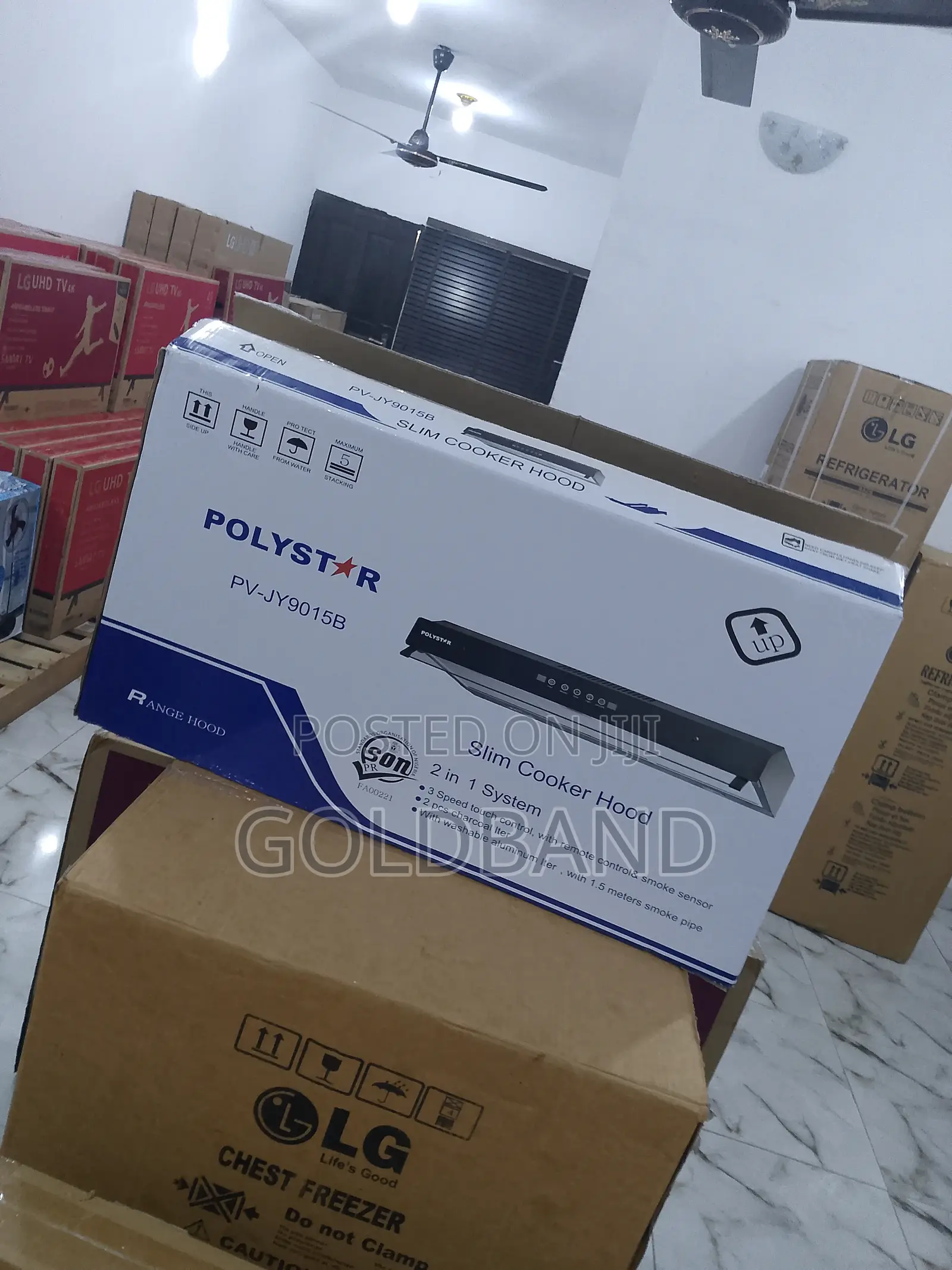 Polytsar 9ocm Digital Slim Cooker Hood "With Remote Control"