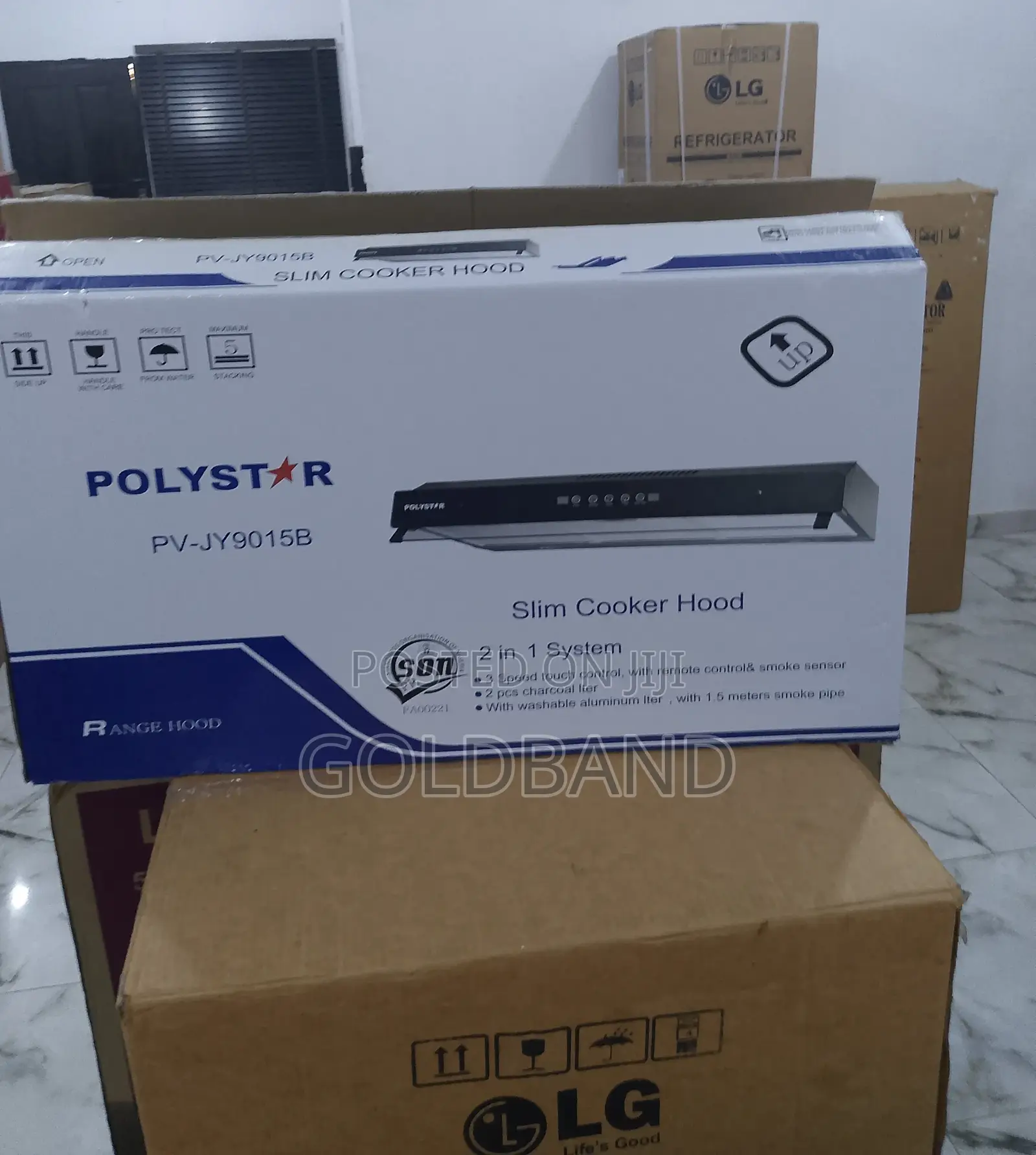 Polytsar 9ocm Digital Slim Cooker Hood With Charcoal Filter