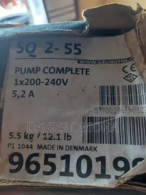 1hp Grundfos Submersible Pump