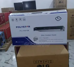 90cm Polystar Digital Slim Cooker Hood With Smoke Pipe
