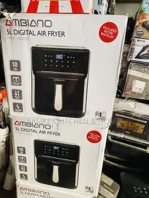 *Ambiano 5L Digital Air Fryer 1400-1600w.