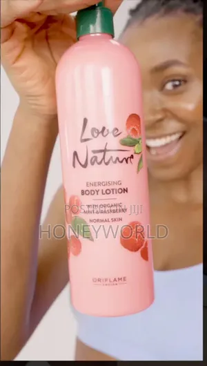 Love Nature Energising Raspberry Body Lotion