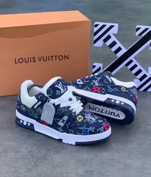 2024 Louis Vuitton Premium Denim Jean Sneakers