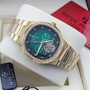 Original Patek Philippe Chronograph Gold Chain Watch