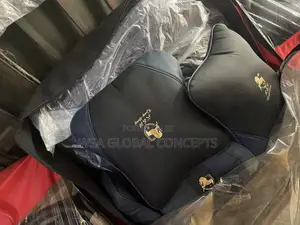 Executive Leather Car Seat Cover Black/Blue