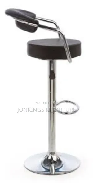 Adjustable Bar Stool With Arm and Footrest