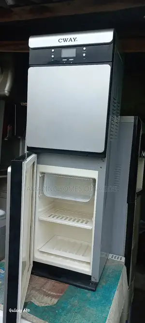 Double Door Dispenser With Fridge