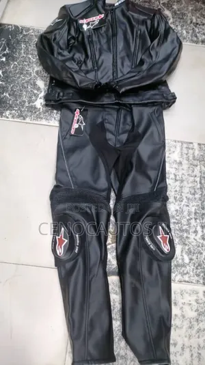 Genuine Leather Up Down Jacket