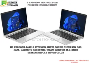 New Laptop HP ProBook 440 G10 8GB Intel Core i5 SSD 512GB