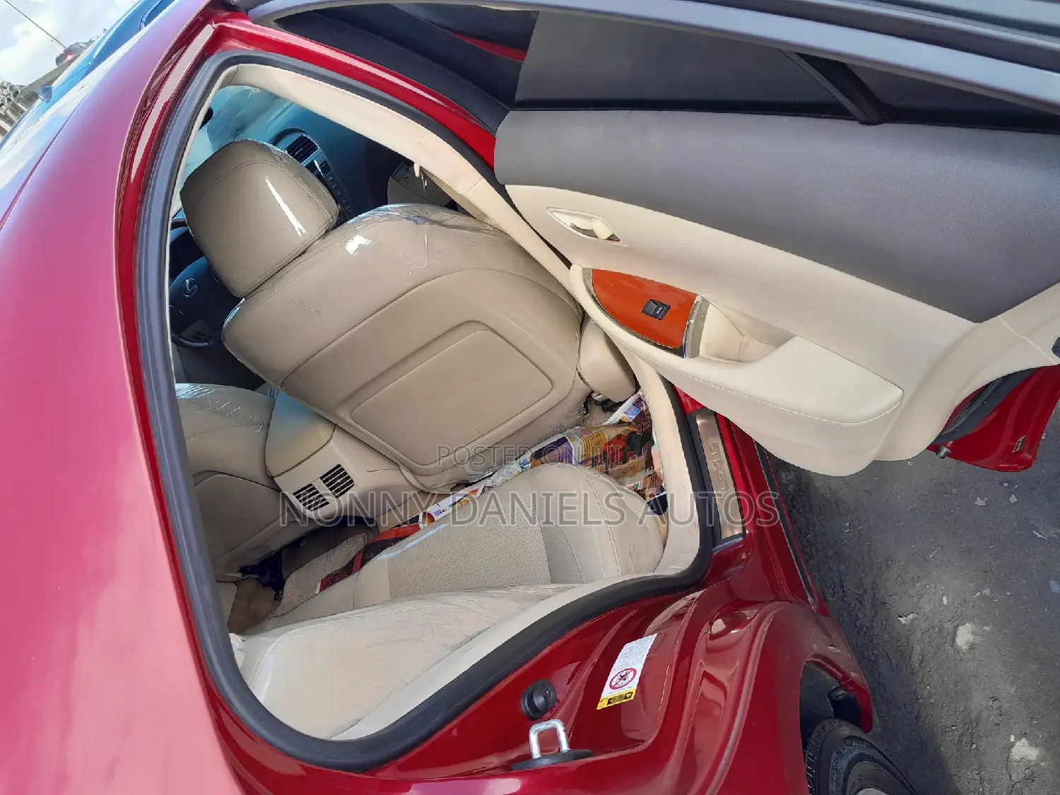Lexus ES 350 2010 Red