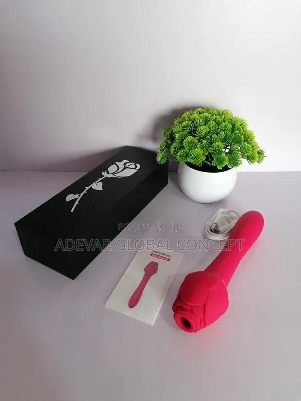 2in1 Rose Suction Vibrator Female Clitoris Sucker Penis Toy for sale -  Adevar Global Concept  Price:  35,000 on Jiji.ng [Ojodu]