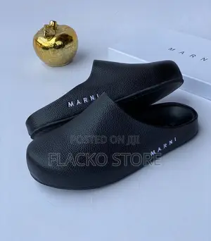 Original Marni Italian Leather Mules