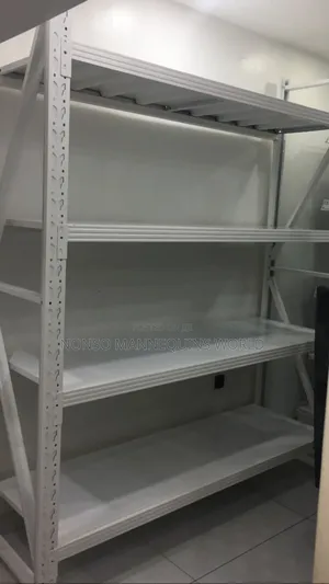 White Colour Medium Duty Storage Rack
