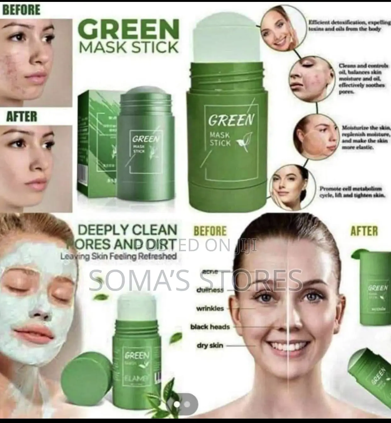 Green Mask Stick