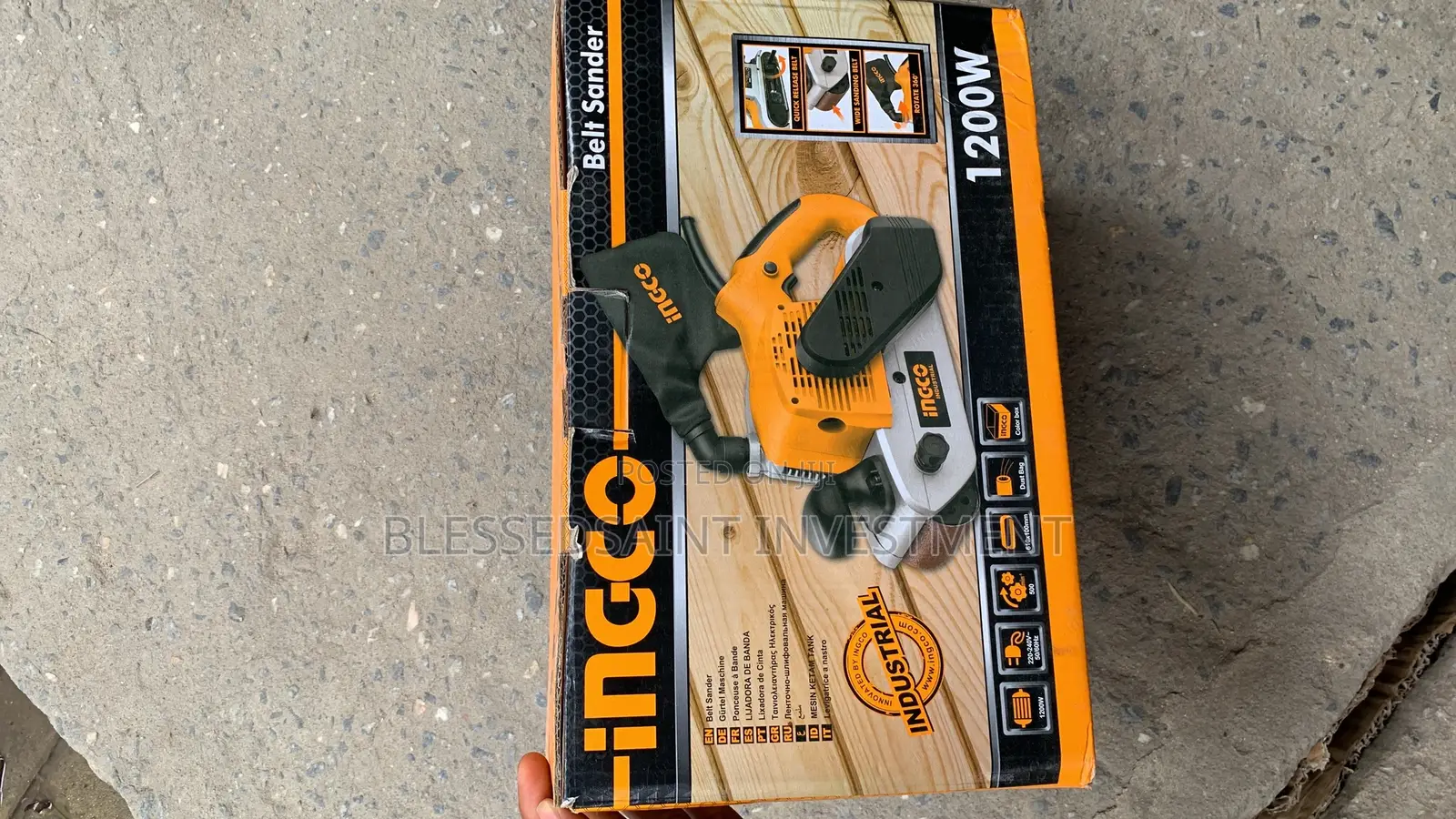 Ingco Belt Sander Machine 1200w