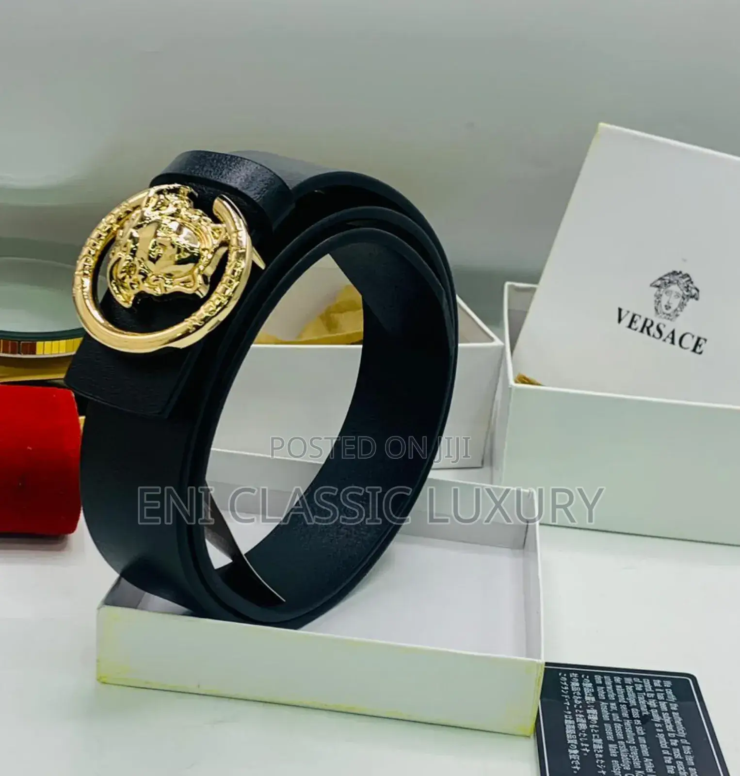 Original Luxury Belts Versace Available in Store