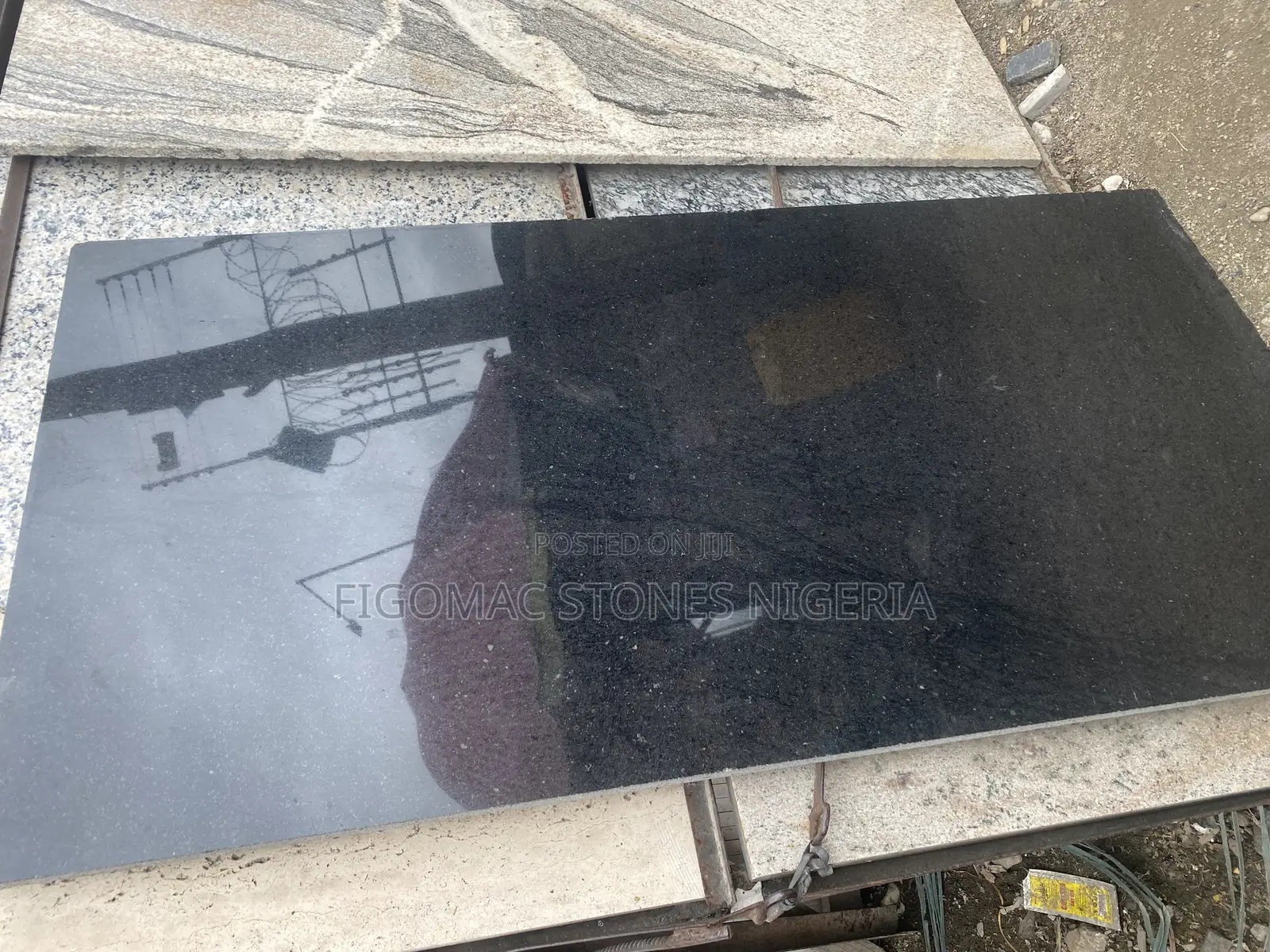 Plain Black Tiles