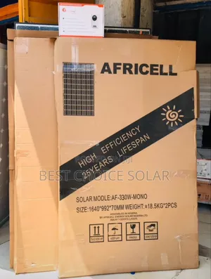 330w Africell Solar Panel Mono Available