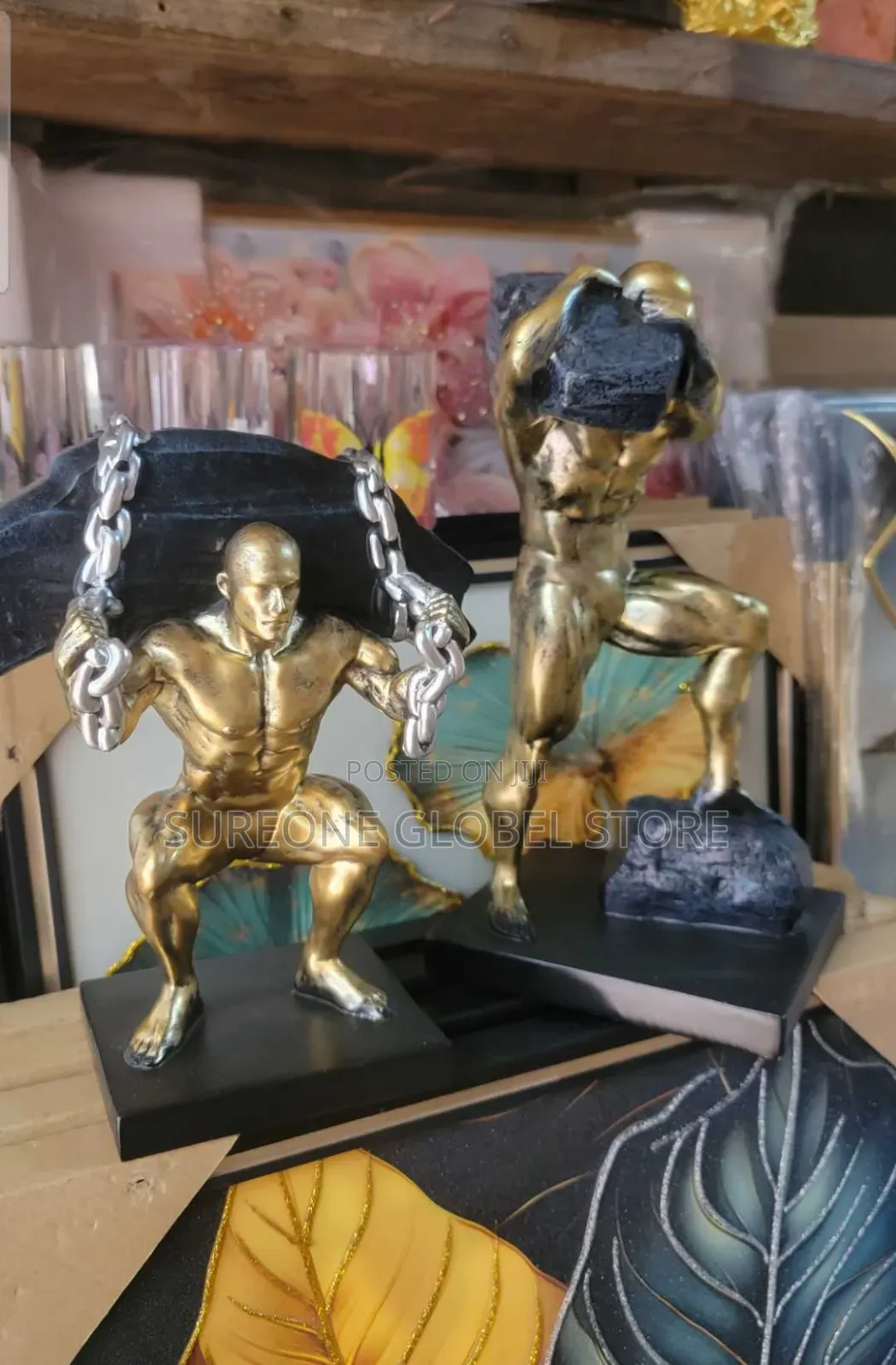 Strength and Perseverance Statues