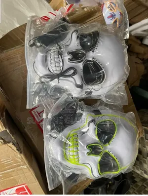 DJ Mask Costume With Led Lighting